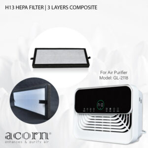 ACORN GL-2118 H13 HEPA Filter | 3 Layers Composite